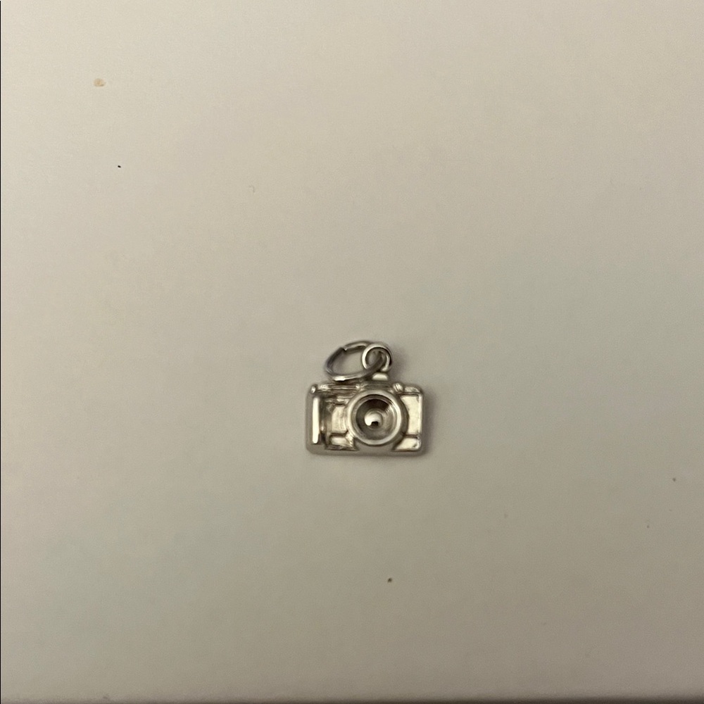 Elegant Silver Camera Charm